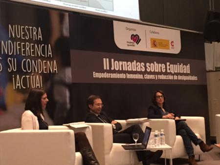 Amelie Gauthier, Responsable de Incidencia Política de Plan International, en las II Jornadas sobre Equidad