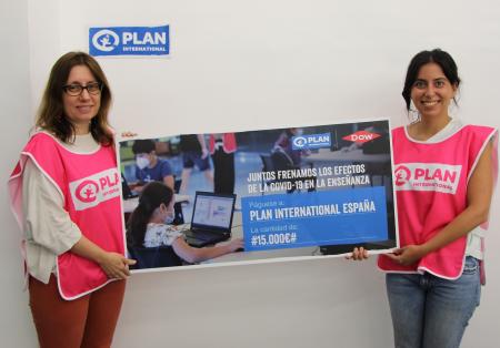 Cheque recibido de Dow Chemical Ibérica Cheque recibido de Dow Chemical Ibérica